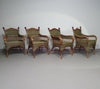Art Deco rotan bamboe stoelen 1930