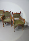 Art Deco rotan bamboe stoelen 1930