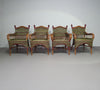 Art Deco rotan bamboe stoelen 1930
