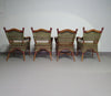 Art Deco rotan bamboe stoelen 1930