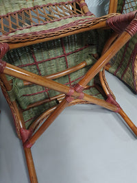 Art Deco rotan bamboe stoelen 1930