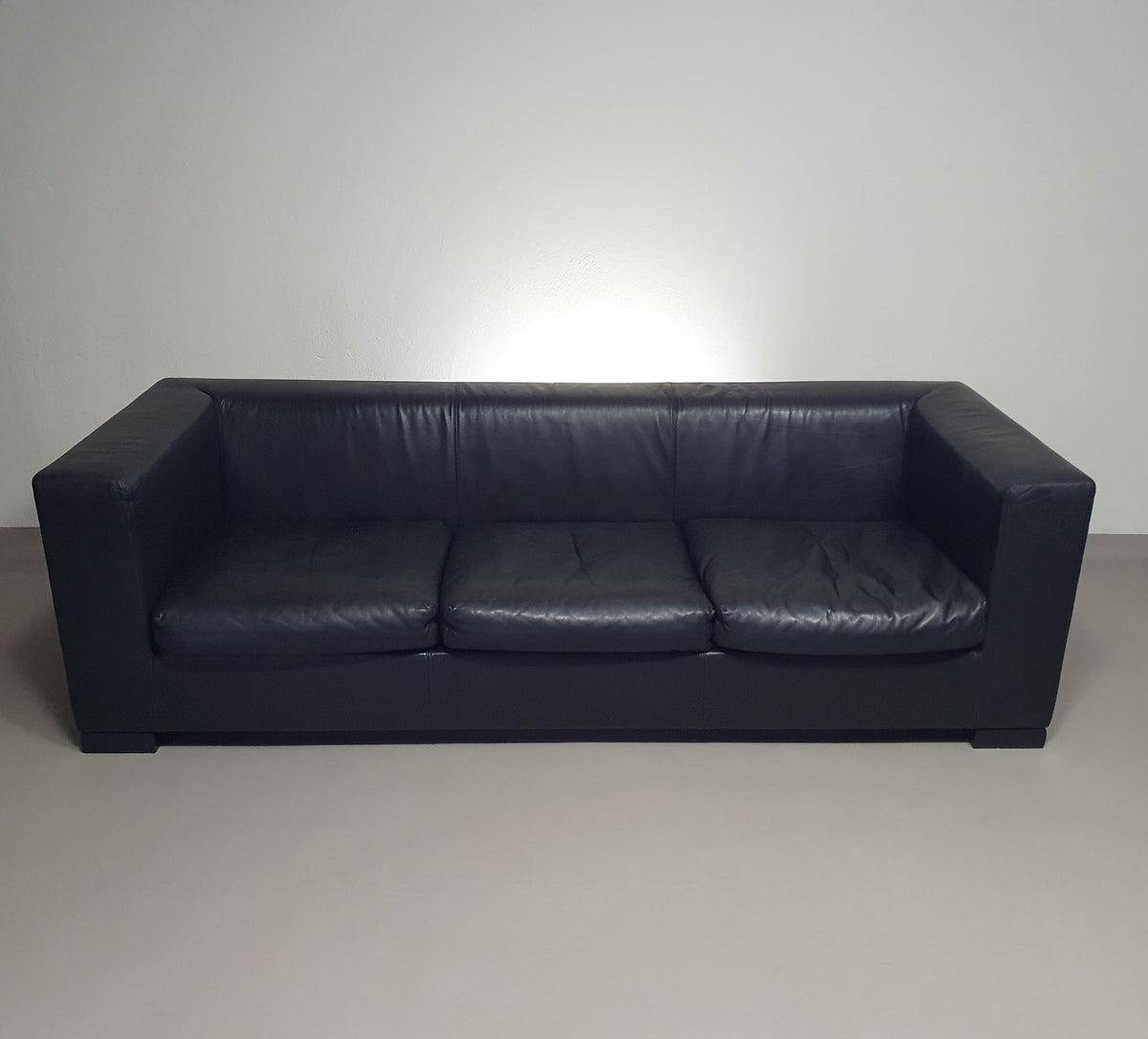Camin Wittmann sofa black leather