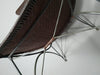 Brown rattan and metal lounge chair by Yuzuru Yamakawa, 1980s