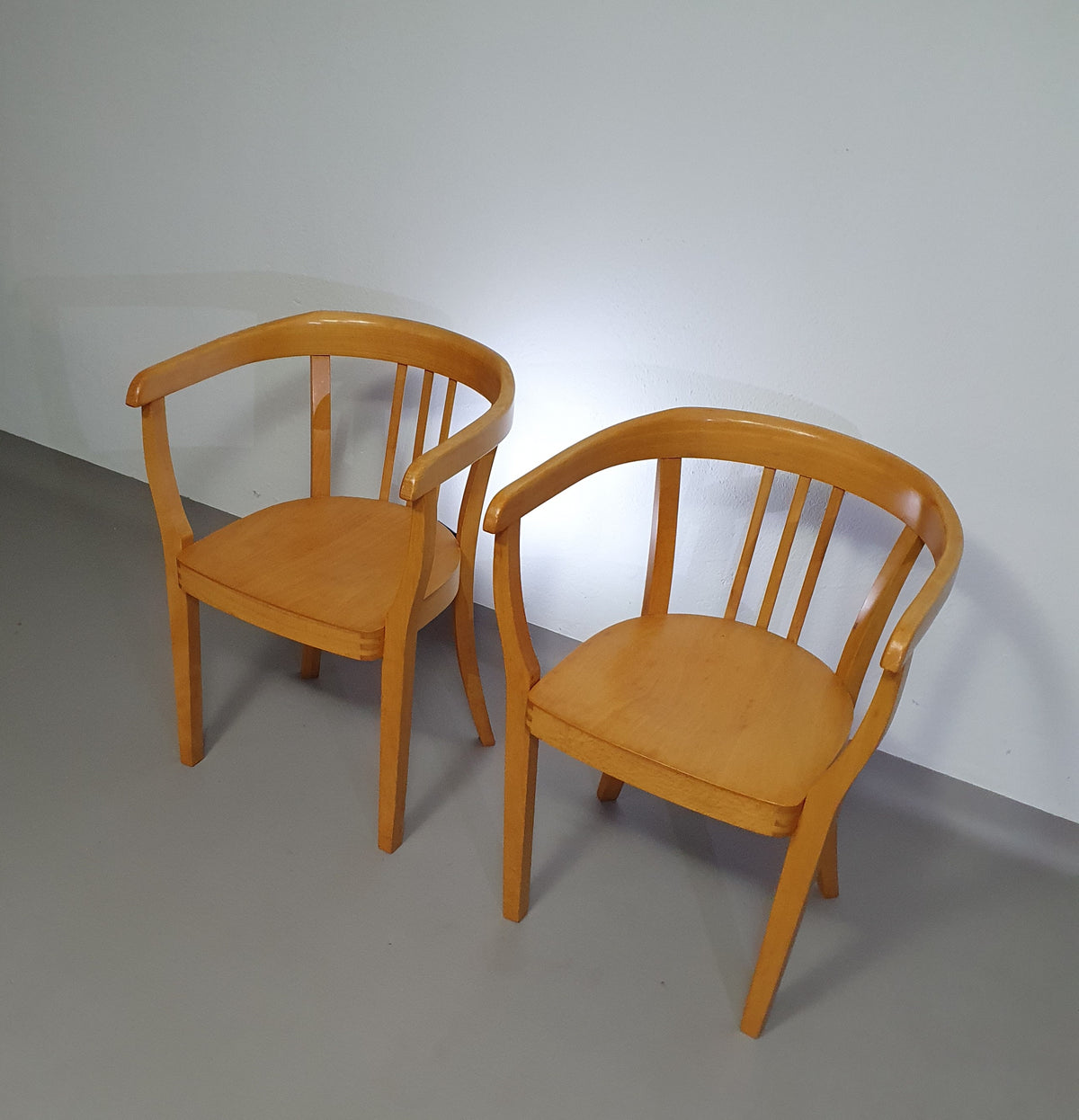 2 x Art Deco arm chairs in beautiful condition