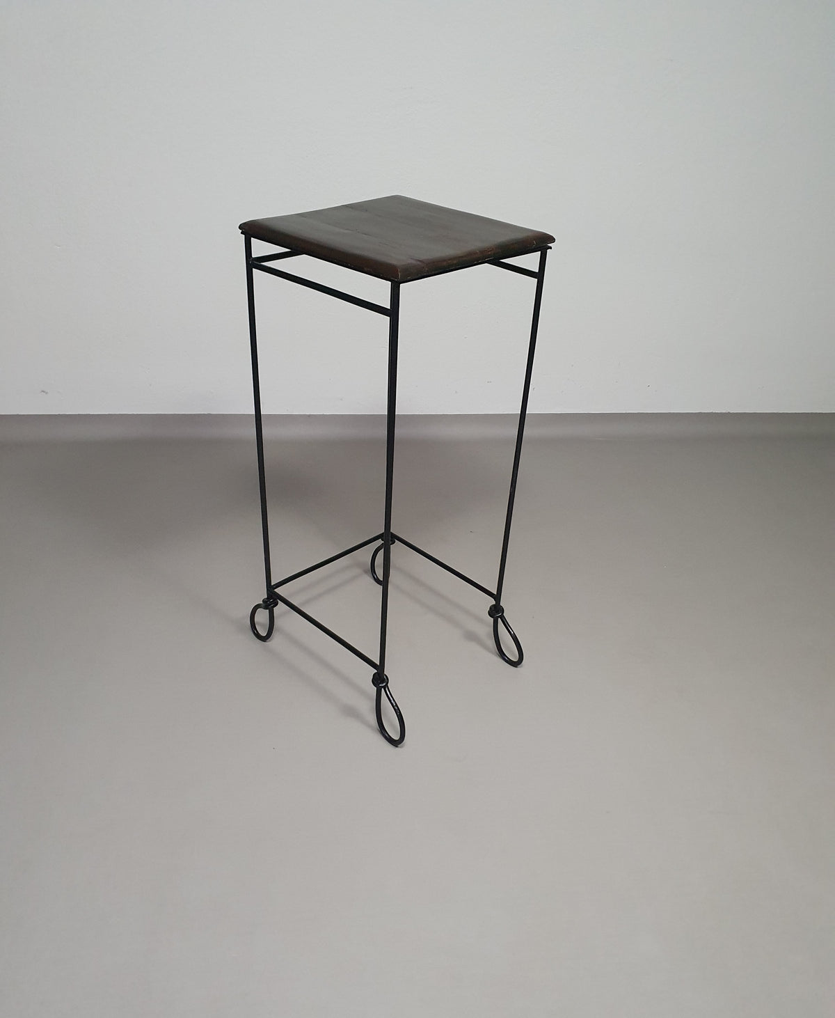 Wrought iron plant stand / side table