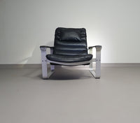 PULKKA LOUNGE CHAIR WITH OTTOMAN BY ILMARI LAPPALAINEN FOR ASKO 1960