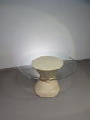 Retro Vintage Sheaf Of Wheat Bamboe dining table By Mcguire America