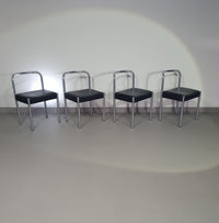Martin Visser Set van vier Se03 stoelen voor T'spectrum, Nederland jaren 60