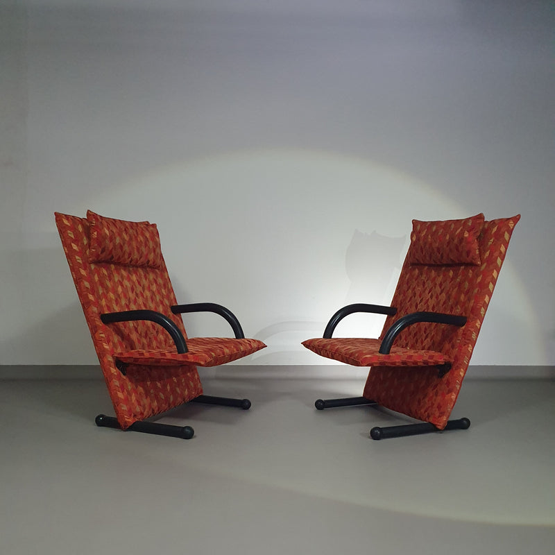 2 post moderne t-line fauteuils