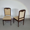Set van 6 Art Deco stoelen jaren 60