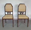 Set van 6 Art Deco stoelen jaren 60