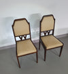 Set van 6 Art Deco stoelen jaren 60