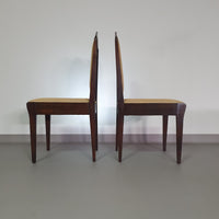 Set van 6 Art Deco stoelen jaren 60