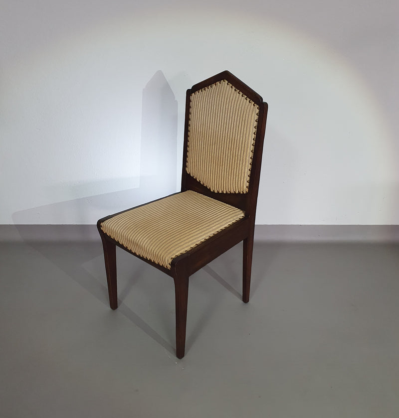 Set van 6 Art Deco stoelen jaren 60