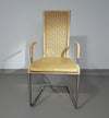 SET OF 4 'B25' WICKER DINING CHAIRS BY AXEL BRUCHHÄUSER FOR TECTA, GERMANY 1980S