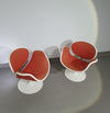 Pierre Paulin first edition tulip set. 2 x chairs and side table. Little tulip chairs F545  #pierrepaulin #tulipchairpaulin #littletulipchair #firsteditiontulipchairpaulin #littletulipchair #littletulipchair1steditionartifort