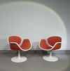 Pierre Paulin first edition tulip set. 2 x chairs and side table. Little tulip chairs F545  #pierrepaulin #tulipchairpaulin #littletulipchair #firsteditiontulipchairpaulin #littletulipchair #littletulipchair1steditionartifort