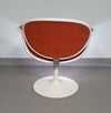 Pierre Paulin first edition tulip set. 2 x chairs and side table. Little tulip chairs F545  #pierrepaulin #tulipchairpaulin #littletulipchair #firsteditiontulipchairpaulin #littletulipchair #littletulipchair1steditionartifort