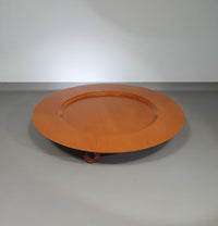 Zeer zeldzame grote salontafel van Cini Boeri voor Mastrangelo Milan Furniture meda Italia 124 cm x hoogte 21 cm
 Slechts enkele geproduceerd. Extreem zeldzaam