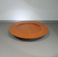 Zeer zeldzame grote salontafel van Cini Boeri voor Mastrangelo Milan Furniture meda Italia 124 cm x hoogte 21 cm
 Slechts enkele geproduceerd. Extreem zeldzaam