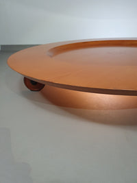 Zeer zeldzame grote salontafel van Cini Boeri voor Mastrangelo Milan Furniture meda Italia 124 cm x hoogte 21 cm
 Slechts enkele geproduceerd. Extreem zeldzaam