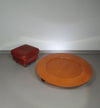 Zeer zeldzame grote salontafel van Cini Boeri voor Mastrangelo Milan Furniture meda Italia 124 cm x hoogte 21 cm
 Slechts enkele geproduceerd. Extreem zeldzaam