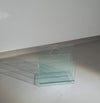 Tijdschriftenhouder / glas / jaren 80