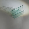 Tijdschriftenhouder / glas / jaren 80