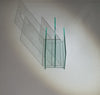 Tijdschriftenhouder / glas / jaren 80