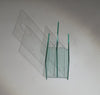 Tijdschriftenhouder / glas / jaren 80