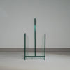 Tijdschriftenhouder / glas / jaren 80