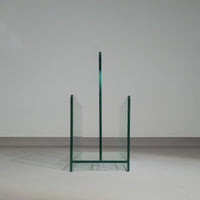 Tijdschriftenhouder / glas / jaren 80