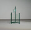 Tijdschriftenhouder / glas / jaren 80