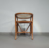 Rattan / bamboo Balcony side table / chairs set 1970s.
