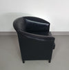 Aura stoelen / zwart leer van Paolo Piva voor Wittmann 1980
