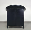 Aura stoelen / zwart leer van Paolo Piva voor Wittmann 1980