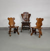 2 Brutalistische kinderstoelen