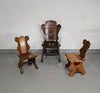 2 Brutalistische kinderstoelen