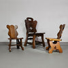 2 Brutalistische kinderstoelen