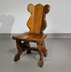 2 Brutalistische kinderstoelen