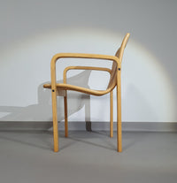 Stoel van beukenhout en webbing van Olivo Pietro, Italië, jaren 70