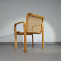Stoel van beukenhout en webbing van Olivo Pietro, Italië, jaren 70