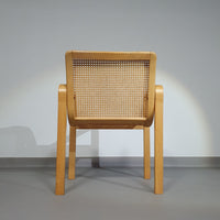 Stoel van beukenhout en webbing van Olivo Pietro, Italië, jaren 70