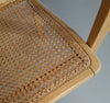 Stoel van beukenhout en webbing van Olivo Pietro, Italië, jaren 70