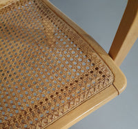 Stoel van beukenhout en webbing van Olivo Pietro, Italië, jaren 70