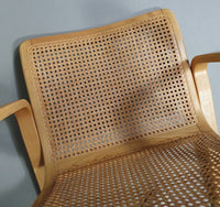 Stoel van beukenhout en webbing van Olivo Pietro, Italië, jaren 70
