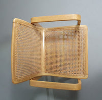 Stoel van beukenhout en webbing van Olivo Pietro, Italië, jaren 70