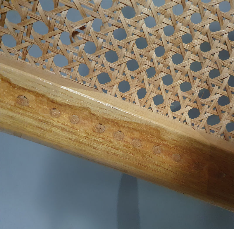 Stoel van beukenhout en webbing van Olivo Pietro, Italië, jaren 70
