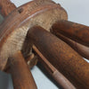 Waspop, Victoriaans, Origineel
 Hoogte 90 cm
 Breedte handvat 36 cm