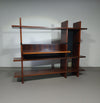 E101 Domino boekenkast met bureau van Eugenio Gerli voor Tecno 1960
